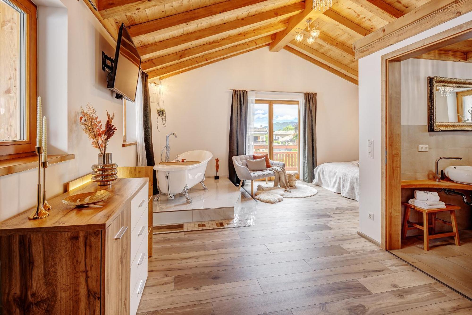 Landhaus Trinis - Kleine Kaffee Tee Theke Mit Kuehlschrank - Parkplatz Роттах-Эгерн Экстерьер фото
